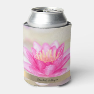 Elegant Gold, Lotus, Yoga      Can Cooler
