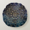 Elegant Gold Mandala Blue Galaxy