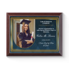 Elegant Gold & Navy Personalized Graduation Photo