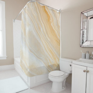 Elegant Gold Onyx Fluid Marble Agate