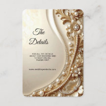Elegant Gold Ornate Floral Detail Enclosure