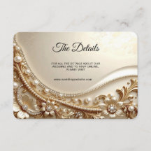 Elegant Gold Ornate Floral Detail