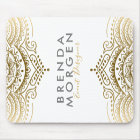 Elegant Gold Paisley Mandala