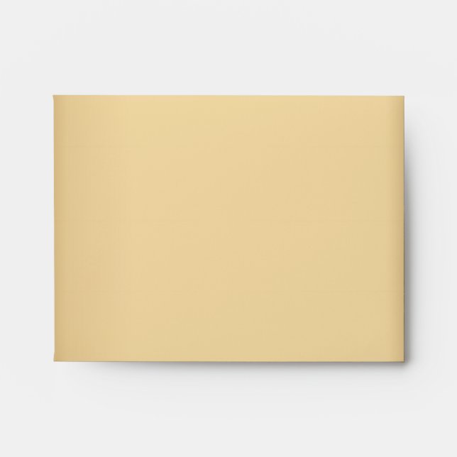 Elegant Gold Peacock Wedding Invitations Envelopes (Front)
