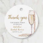 Elegant Gold Pearls and Prosecco Bridal Shower