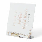 Elegant Gold Pearls and Prosecco Bridal Shower