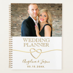 Elegant Gold Photo Wedding Planner