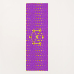 Elegant Gold Polka Dots Yoga Mat