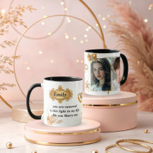 Elegant Gold Proposal Mug - "Will You Marry Me" Cu