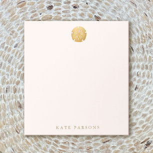 Elegant Gold San Dollar Note Card