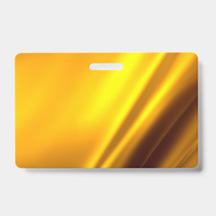 Elegant Gold Satin Faux Texture Look Badge