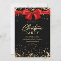 Elegant Gold Shimmering Lights Christmas Party