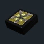 Elegant Gold Silver Kaleidoscope Christmas Star Gift Box<br><div class="desc">Elegant Shiny Yellow Golden Star Silver Kaleidoscope Design Holday Season Christmas Star</div>
