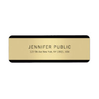 Elegant Gold Simple Template Modern Professional