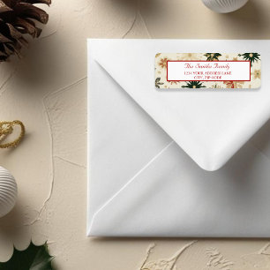 Elegant Gold Snowflakes Holiday winter return