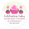Elegant Gold Sprinkles Pink Cupcake Cake Pops