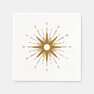 Elegant Gold Starburst Napkin