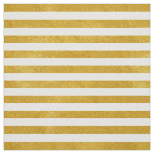 Elegant Gold Stripe -Custom Your Colour- Fabric