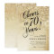 Elegant Gold Surprise 70th Birthday
