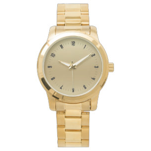  Elegant Gold Teal Men Bracelet Watch