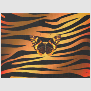 Elegant Gold Tiger Tissue Paper