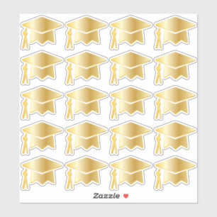 Elegant Gold Tone Graduation Cap