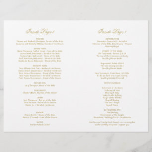 Elegant Gold Vintage Glamour Wedding