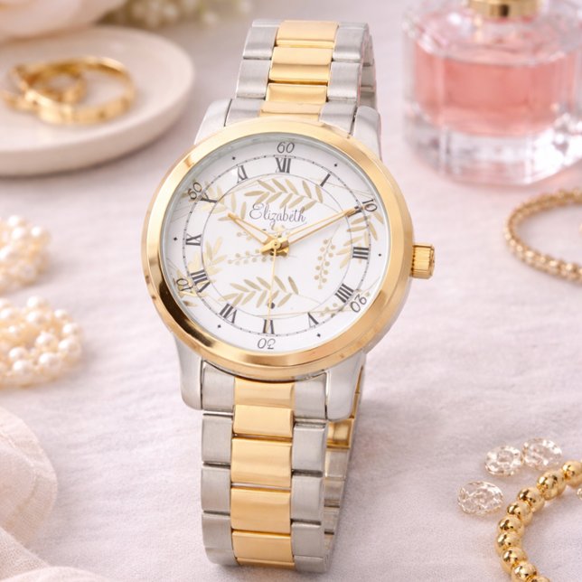 Elegant Gold Watch Gift for Her Personalized (Creator Uploaded)