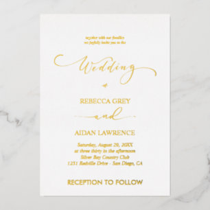 Elegant Gold Wedding Custom
