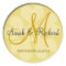 Elegant Gold Wedding Monogram