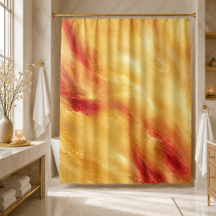 Elegant Golden Blush Abstract Watercolor