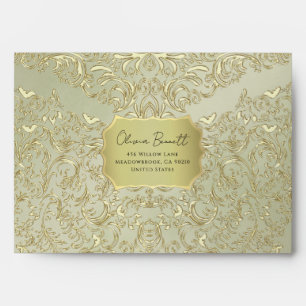 Elegant Golden Envelope