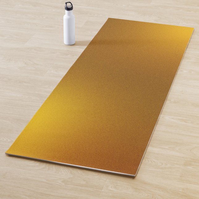 Elegant golden gradient colour yoga mat  (Creator Uploaded)