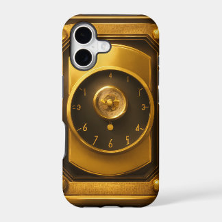 Elegant Golden Icon iPhone Case: CFG Scale 18