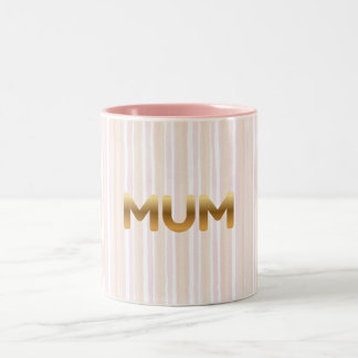 Elegant Golden MUM Mug - Minimalist Mother's Day
