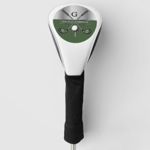 Elegant Golf Monogram Customized Design Golf Head Cover