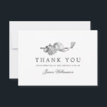 Elegant Golf Theme 18th Birthday Thank You Card<br><div class="desc">A beautiful and elegant thank you card designed especially for a 18th birthday. It features a golf accessories graphic consisting of a golf club,  golf ball,  hat and golf.  Three lines are provided for a customized thank you and the birthday celebrant's name.</div>