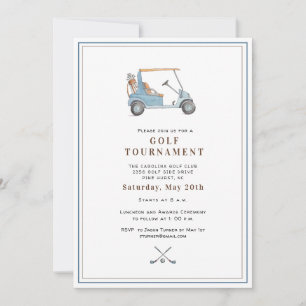 Elegant Golf Tournament  Invitation