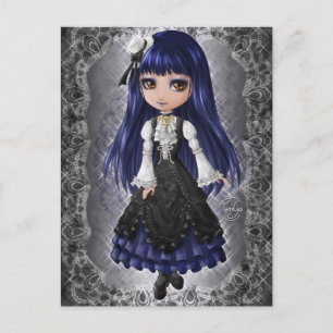 Elegant Gothic Aristocrat Postcard