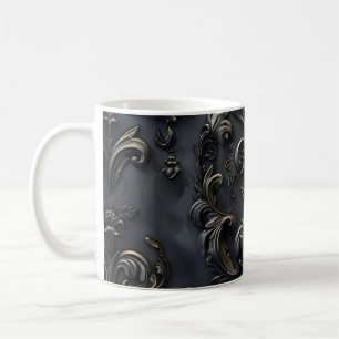 Elegant gothic decoration design coffee mug