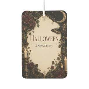 Elegant Gothic Halloween Party Celebration Air Freshener