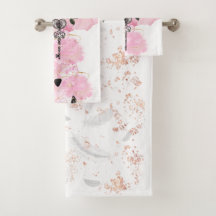 Elegant, gothic, original Bath Towel Set