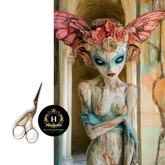 Elegant Gothic Paris Gargoyle Decoupage  Tissue Paper (Creator Uploaded)