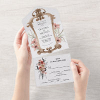 Elegant Gothic Queen's Mirror Wedding
