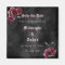 Elegant Gothic Roses Save The Date