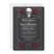 Elegant Gothic Skull & Roses Wedding Invitation   