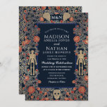 Elegant Gothic Victorian Gold Foil Wedding Invitation<br><div class="desc">This elegant and gothic wedding design. Perfect for a victorian,  gothic,  or Halloween wedding theme. You can customize this further by clicking on the "PERSONALIZE" button. Matching Items in our shop for a complete party theme. For further questions please contact us at ThePaperieGarden@gmail.com</div>
