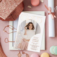 Elegant Grad Arch Floral Photo Frames