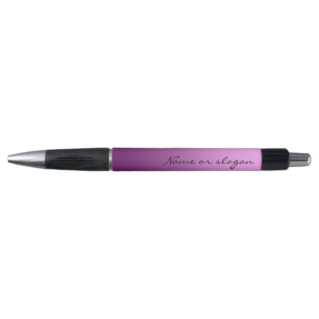 Elegant Gradient Pink with Custom Text Pen (Front)