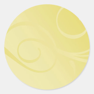 Elegant Gradient Swirls Classic Round Sticker